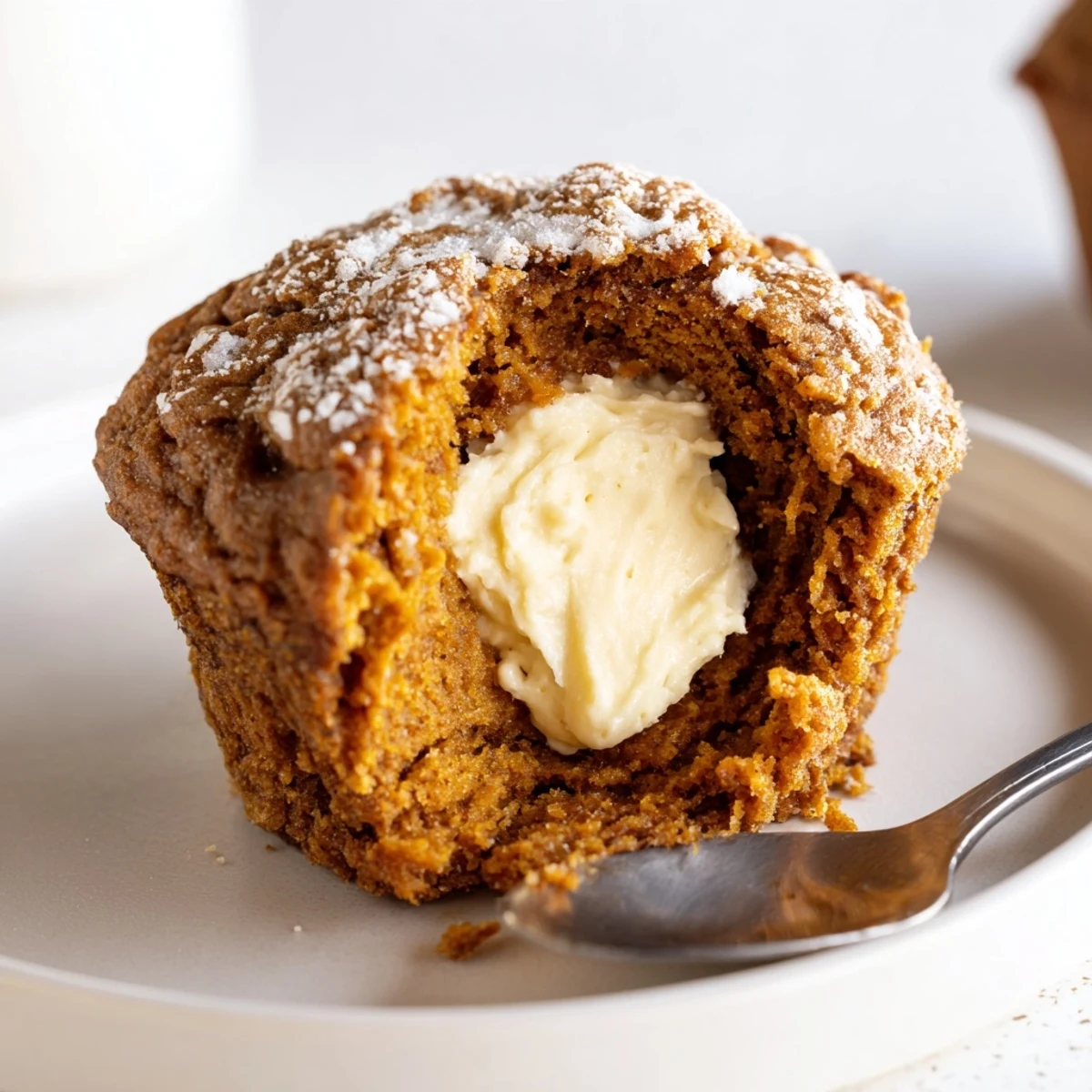 Autumn-inspired Gingerbread Pumpkin Muffin Thumbprints perfect for cozy gatherings and treats.