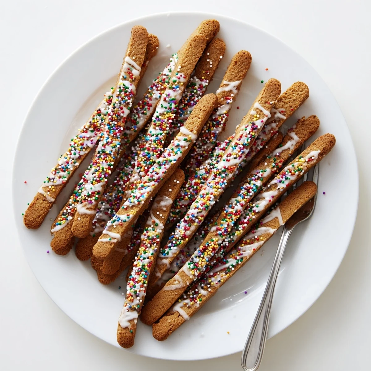 Festive Gingerbread Cookie Sticks