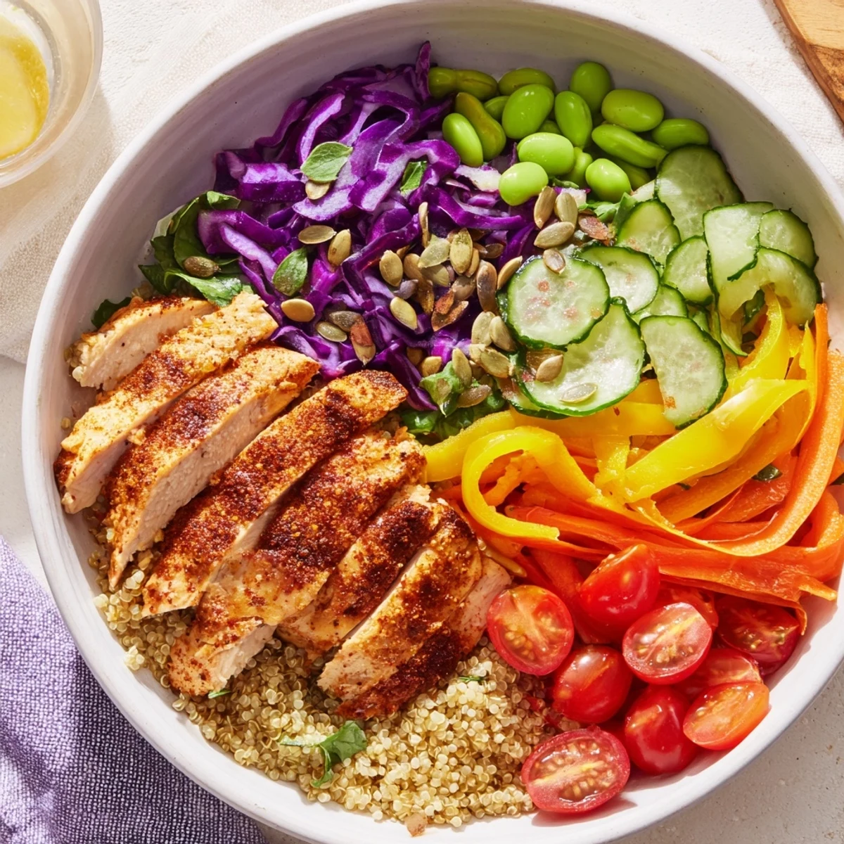 Healthy Meal-Prep Colour Bowls
