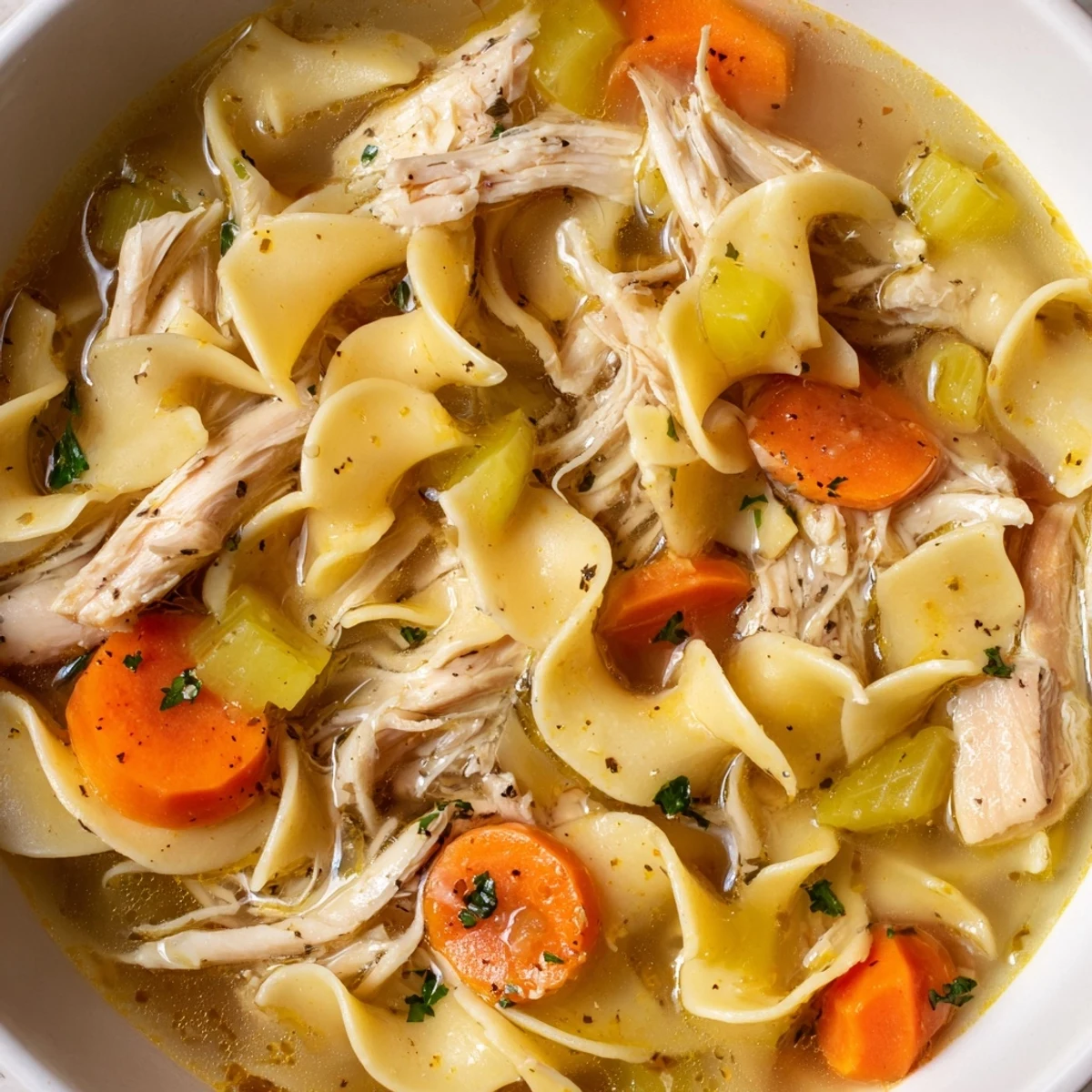 Homemade Chicken Noodle Soup