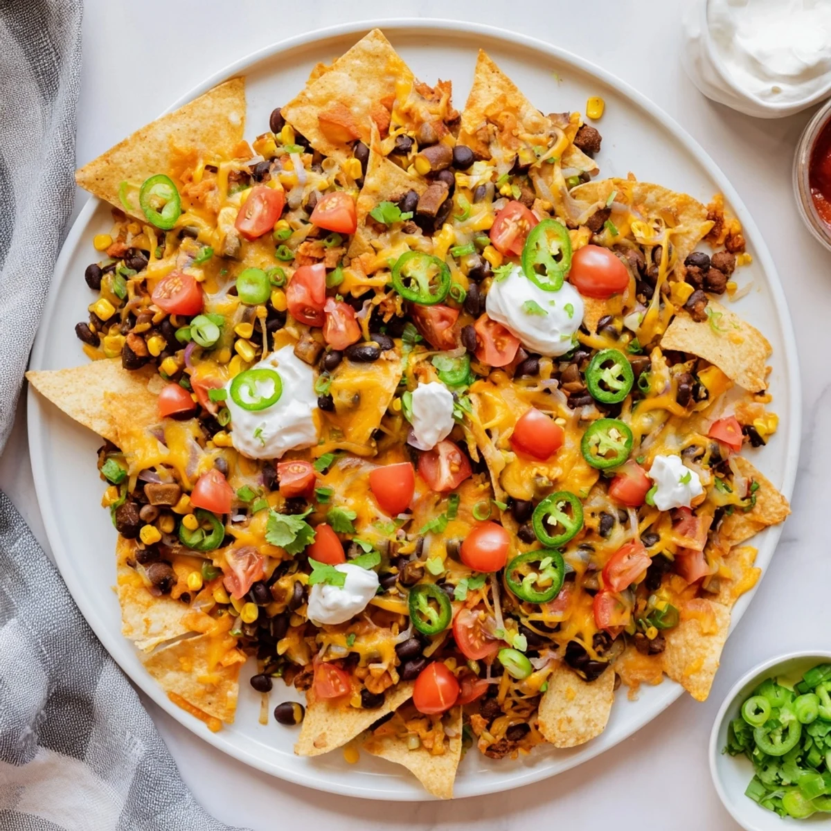 Sheet-Pan Nachos Pantry Beans