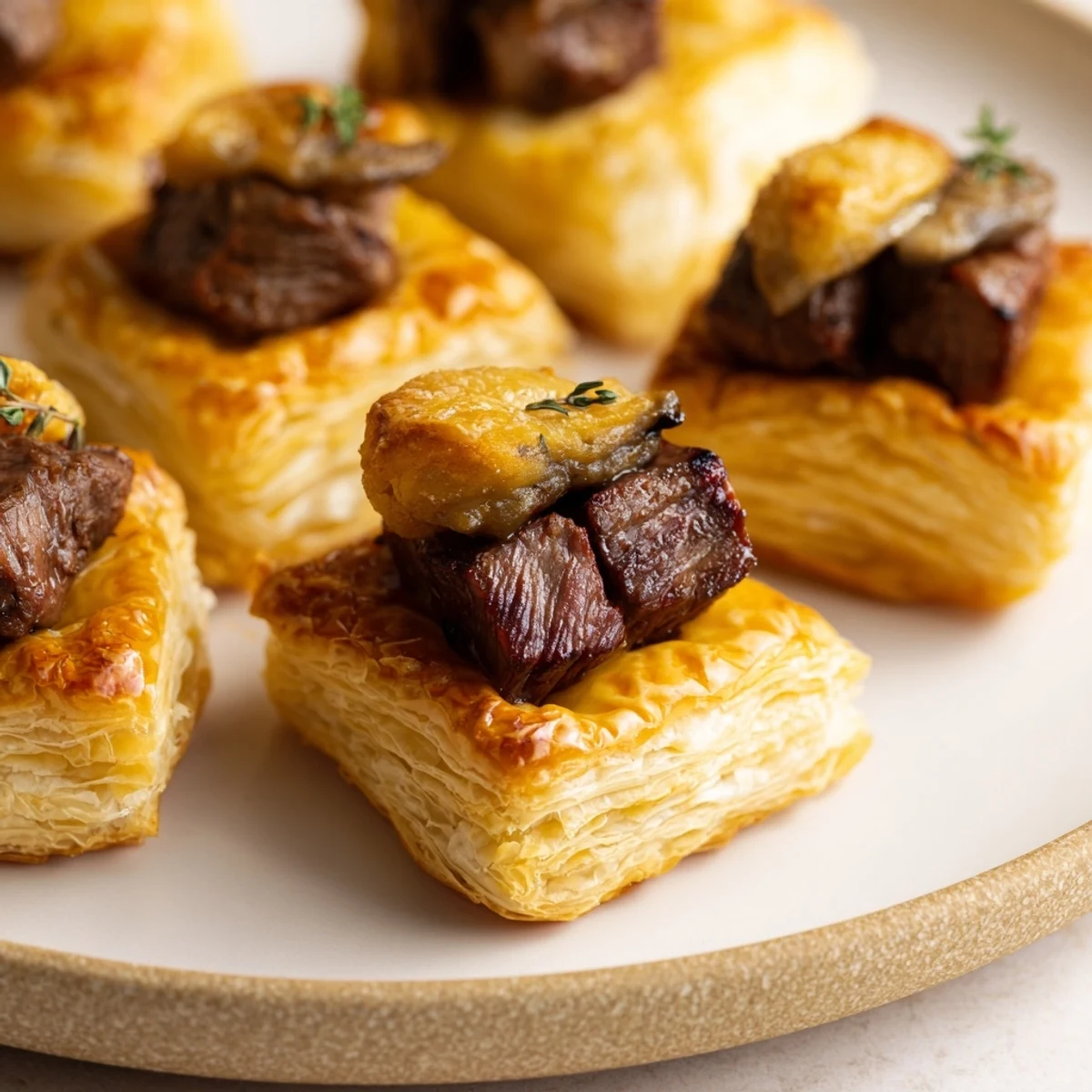 Christmas Beef Wellington Bites