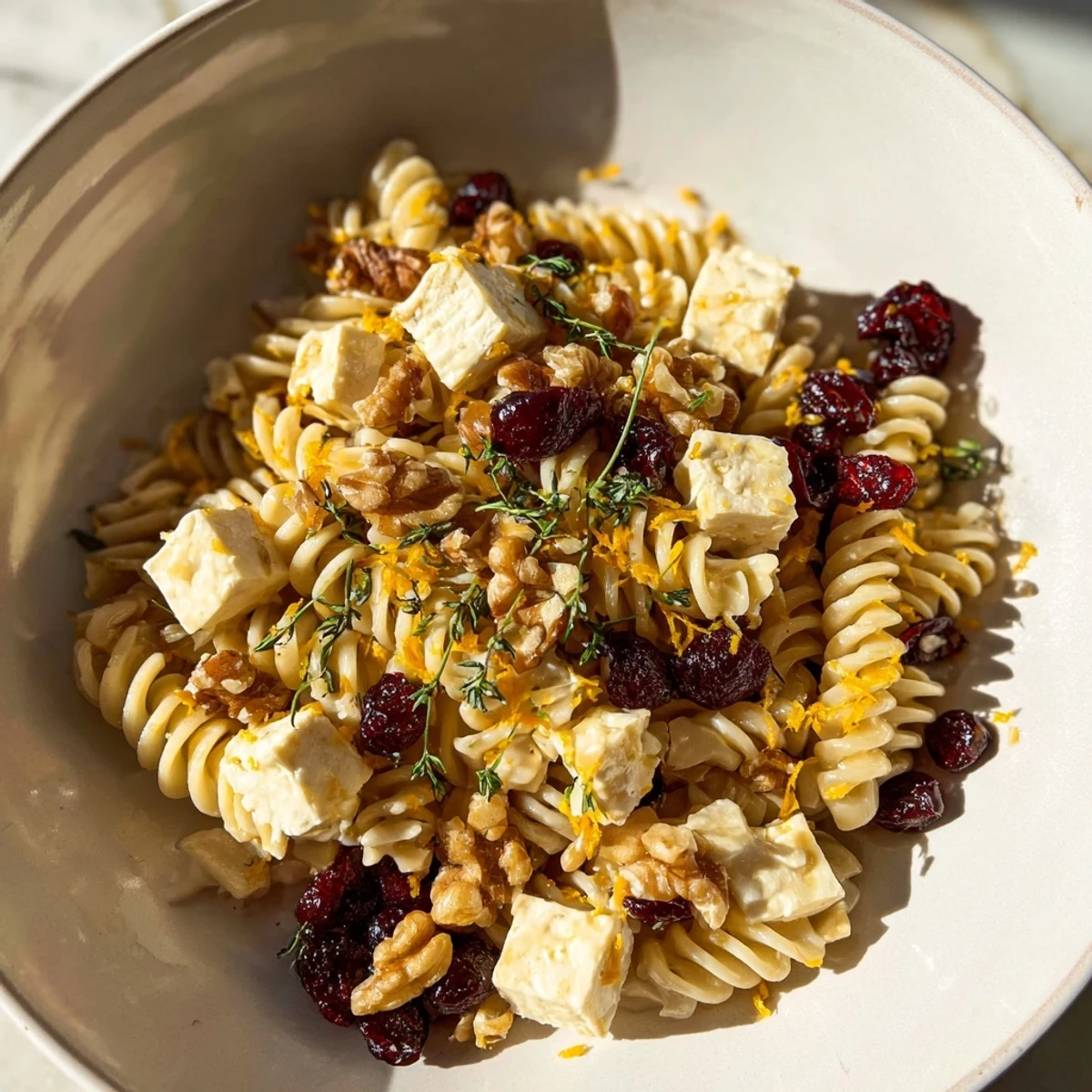 Baked Brie Cranberry Pasta