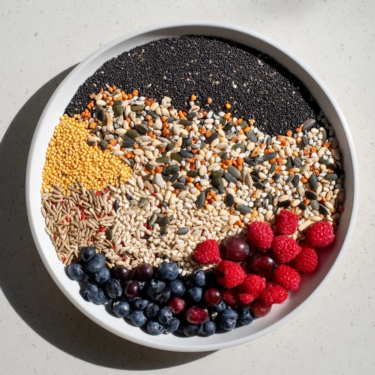 Singing Bird Seed Berry Platter