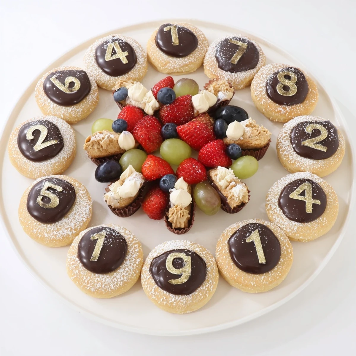 Sparkling Clock Countdown Platter