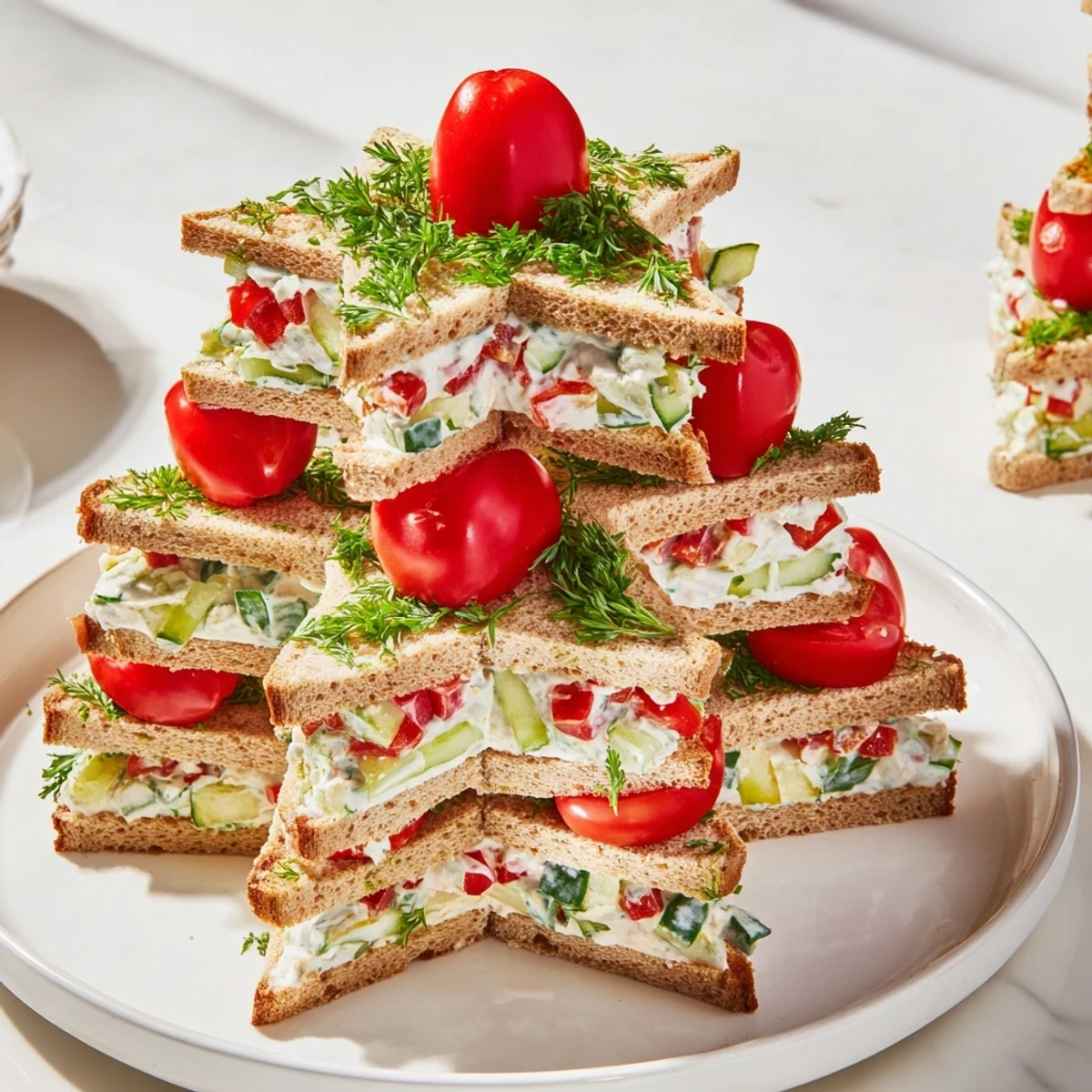 Stacked Star Christmas Trees