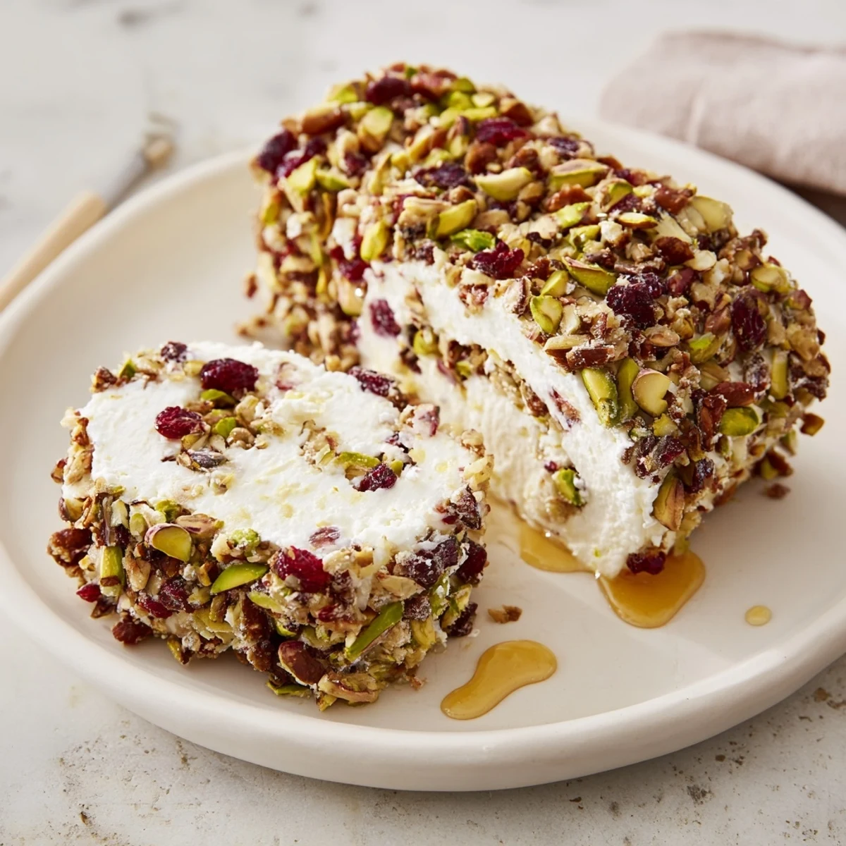 Cranberry Goat Cheese Logs