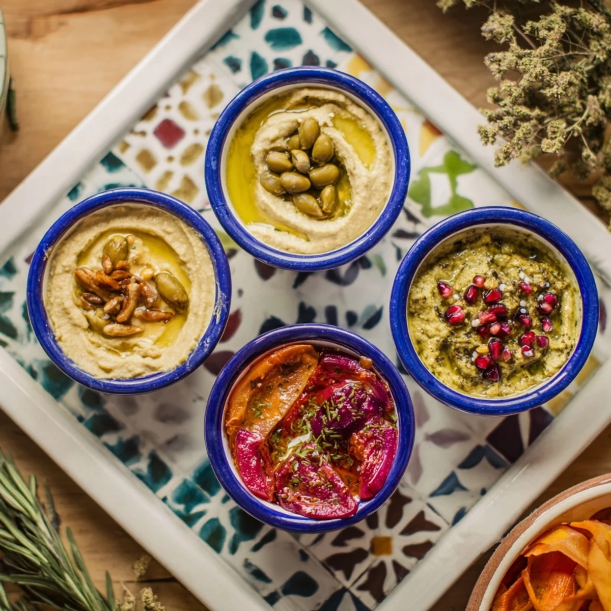 Moroccan Tile Mosaic Platter