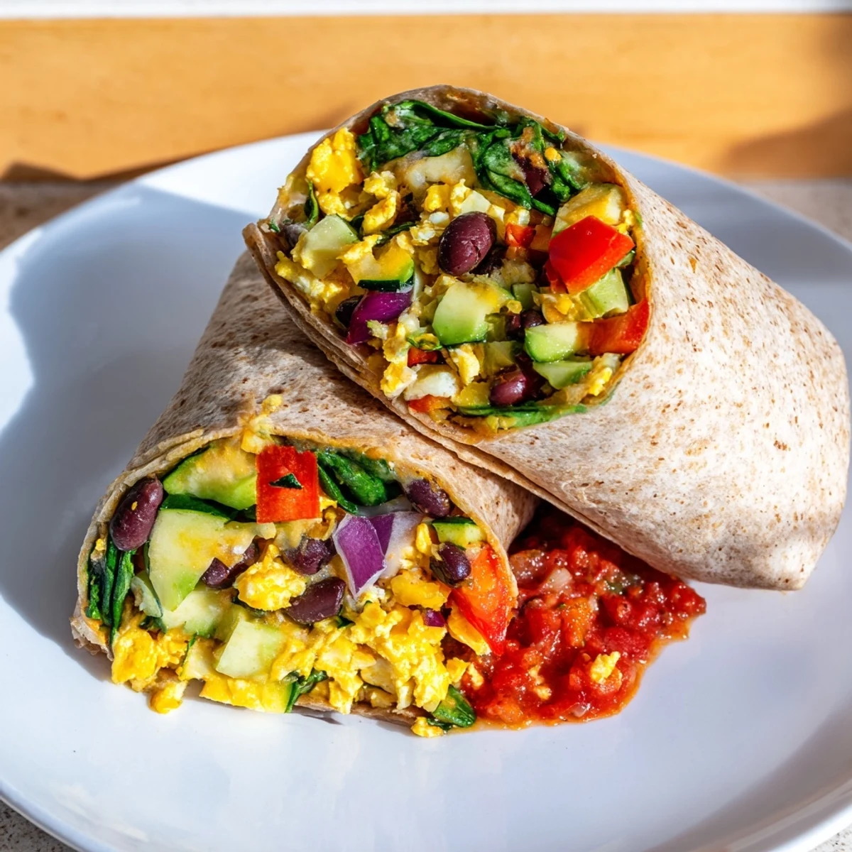 Veggie-Packed Protein Burrito