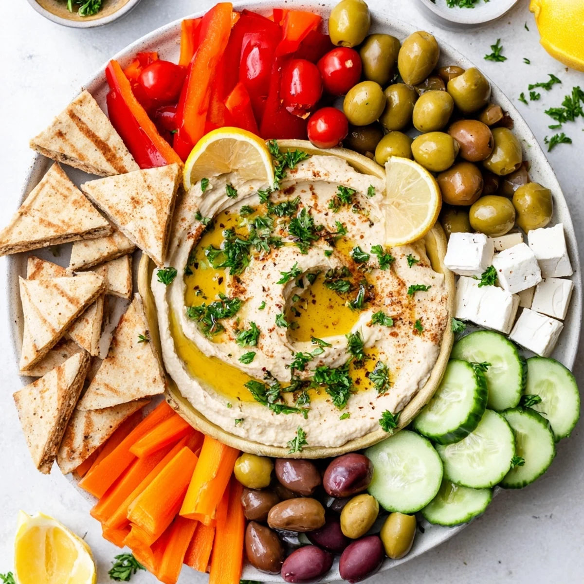 Middle Eastern Mezze Platter