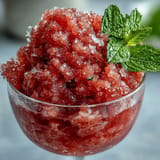 A bright and tangy Frozen Strawberry Lemonade Slushie, ready in minutes.