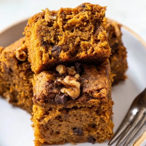Delicious pumpkin muffin banana bread bars perfect for breakfast or dessert treats.  