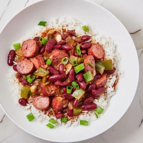 Red Beans Smoky Sausage Rice