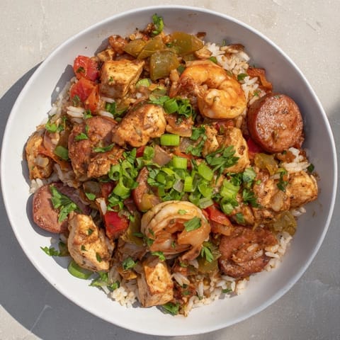 Cajun Jambalaya Rice Bowl