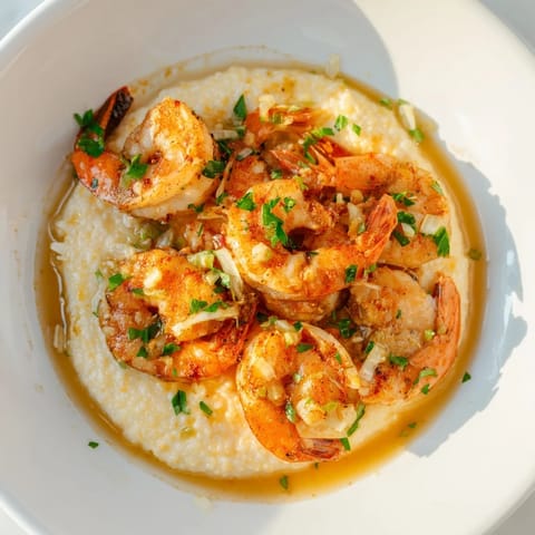 Shrimp Grits Garlic Butter