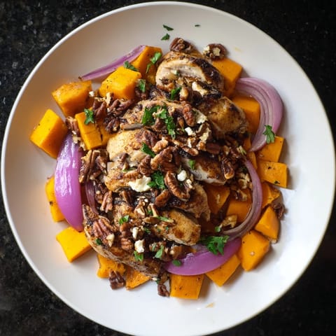 Roasted Chicken Winter Squash