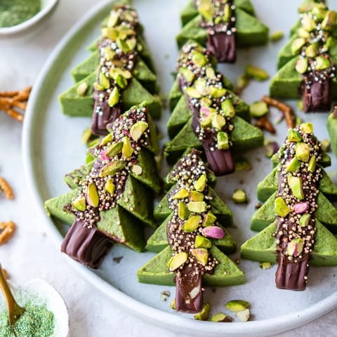 Matcha Pistachio Christmas Tree