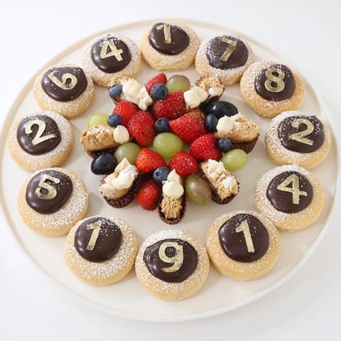 Sparkling Clock Countdown Platter