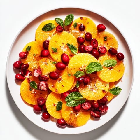 Winter Fruit Orange Slices Cranberries