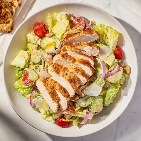 Chicken Caesar Pasta-less Bowl
