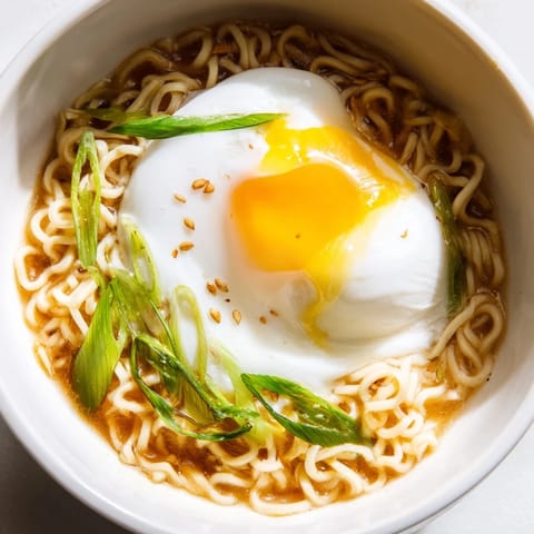 Instant ramen with soft egg