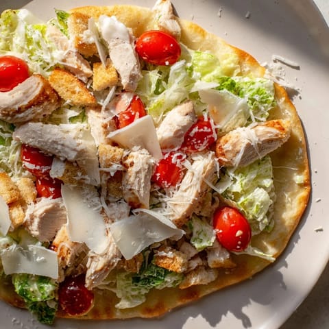 Chicken Caesar Flatbread