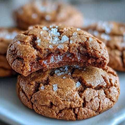 A batch of freshly baked Hojicha and Brown Butter Cookies drizzled with glaze on a rustic wooden board.