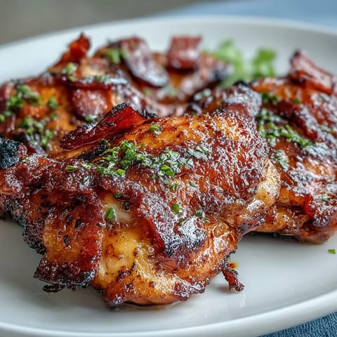 Keto Bacon Ranch Chicken Thighs