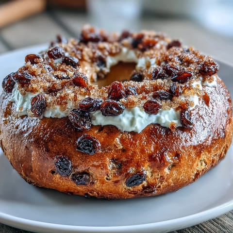 High-Protein Cinnamon Raisin Bagels