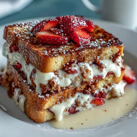 Spring Brunch Strawberry French Toast