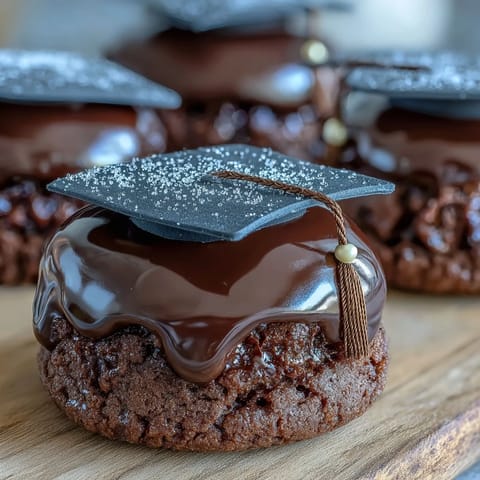 Easy Graduation Cap Cookies