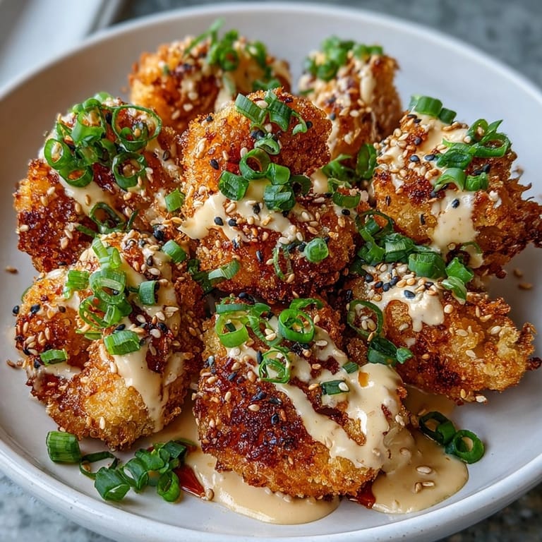 Juicy Air Fryer Bang Bang Shrimp, crispy and glistening, ready for dinner tonight!