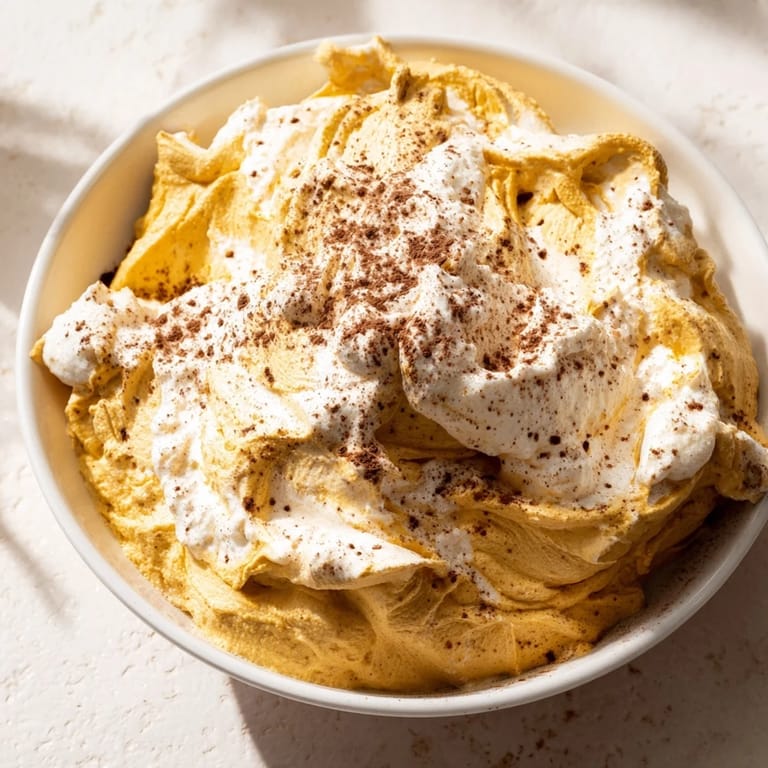 Fluffy pumpkin coffee dip infused with warm spices and perfect for cookies.  