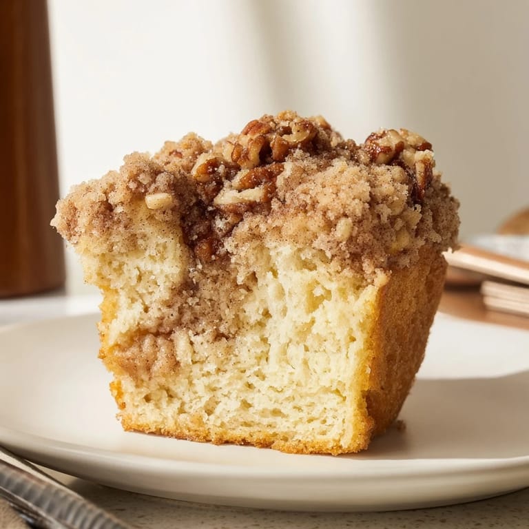 Warm, spiced Cinnamon Crunch Texas Sheet Muffins drizzled with icing for extra sweetness.