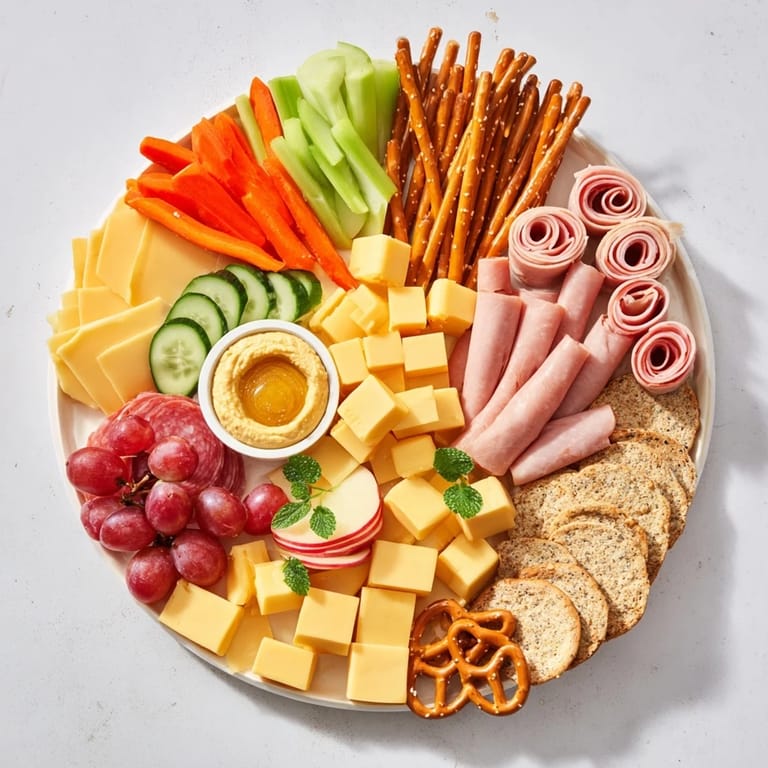 Vibrant Gallop & Graze Horse Charcuterie, complete with pretzel jumps, and tempting honey drizzling.