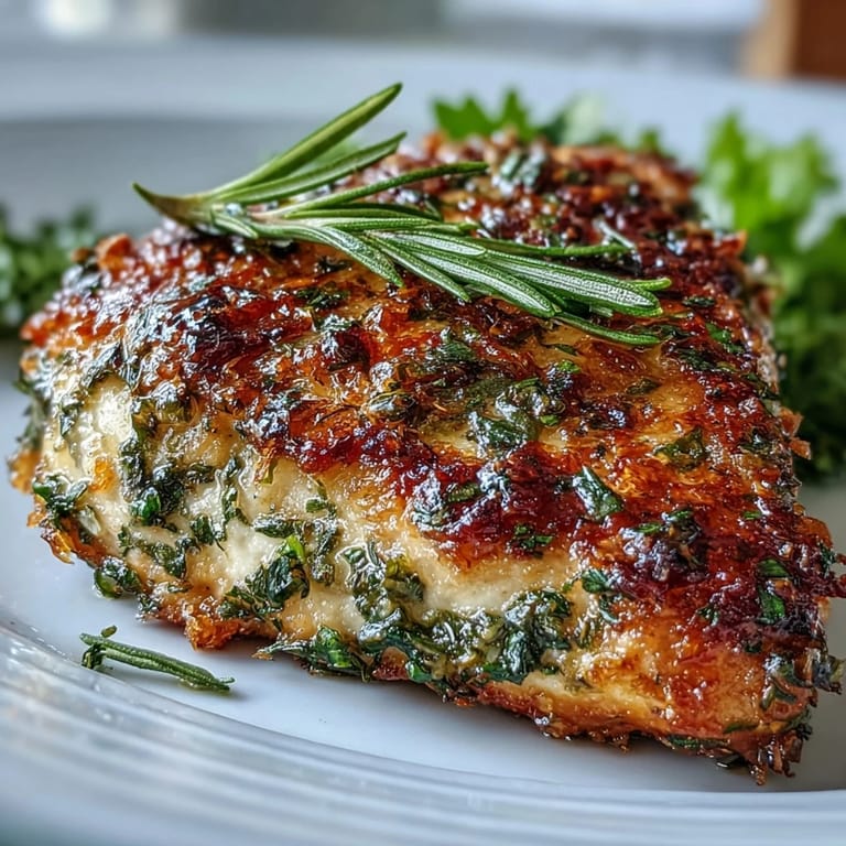 Herb-crusted chicken and tender roasted vegetables create a vibrant, nutrient-packed dish, perfect for an easy gluten-free dinner that pleases both the eyes and palate.